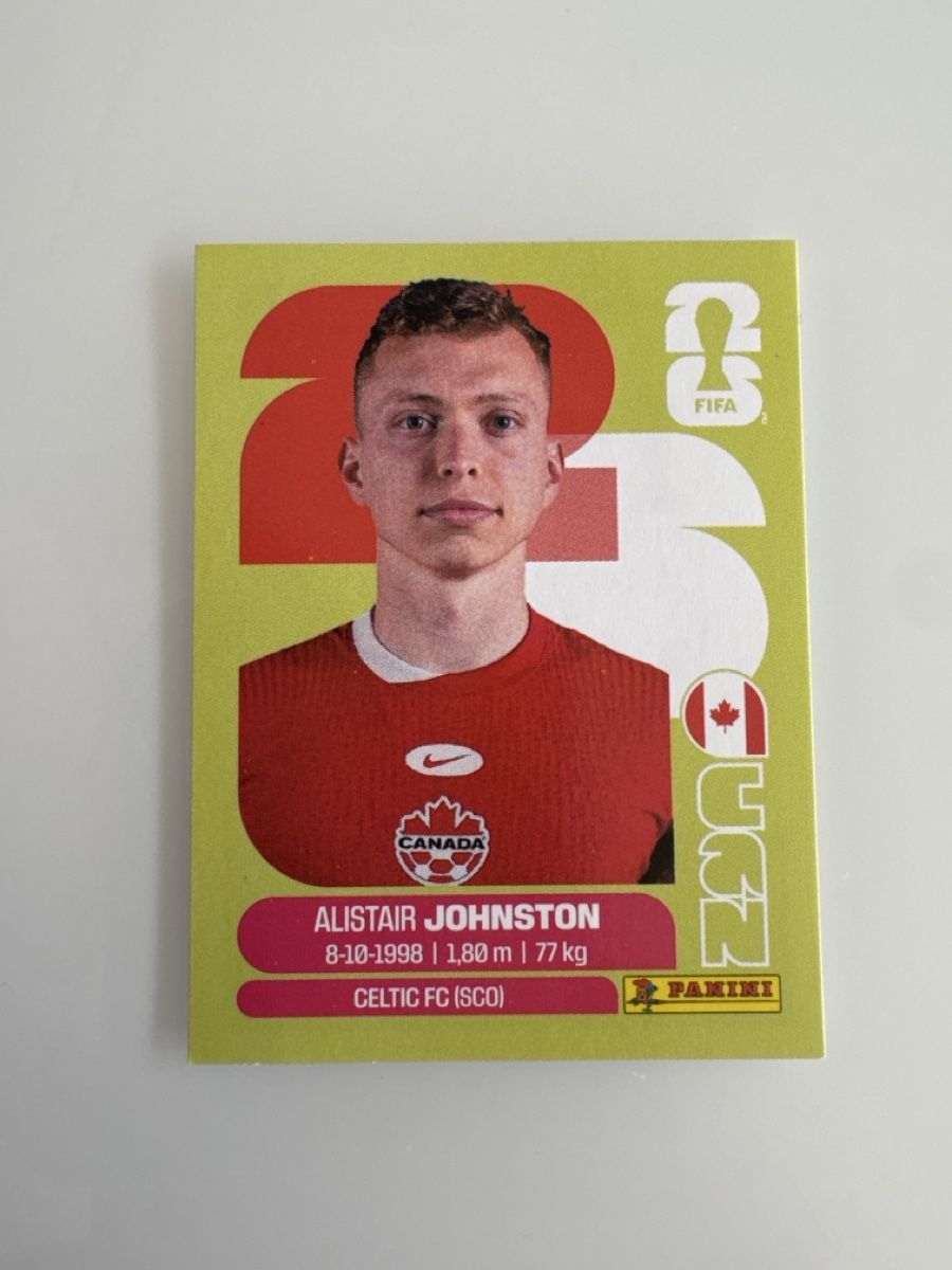 Panini Carte collezionabili: Panini 2026 Alistair Johnston CAN4 – Nuovo (secondo la descrizione) da Bern venduto da akl_sy9s
