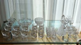Weingäser, Whiskey Gläser, Antike Wein Karaffe (Kristall)