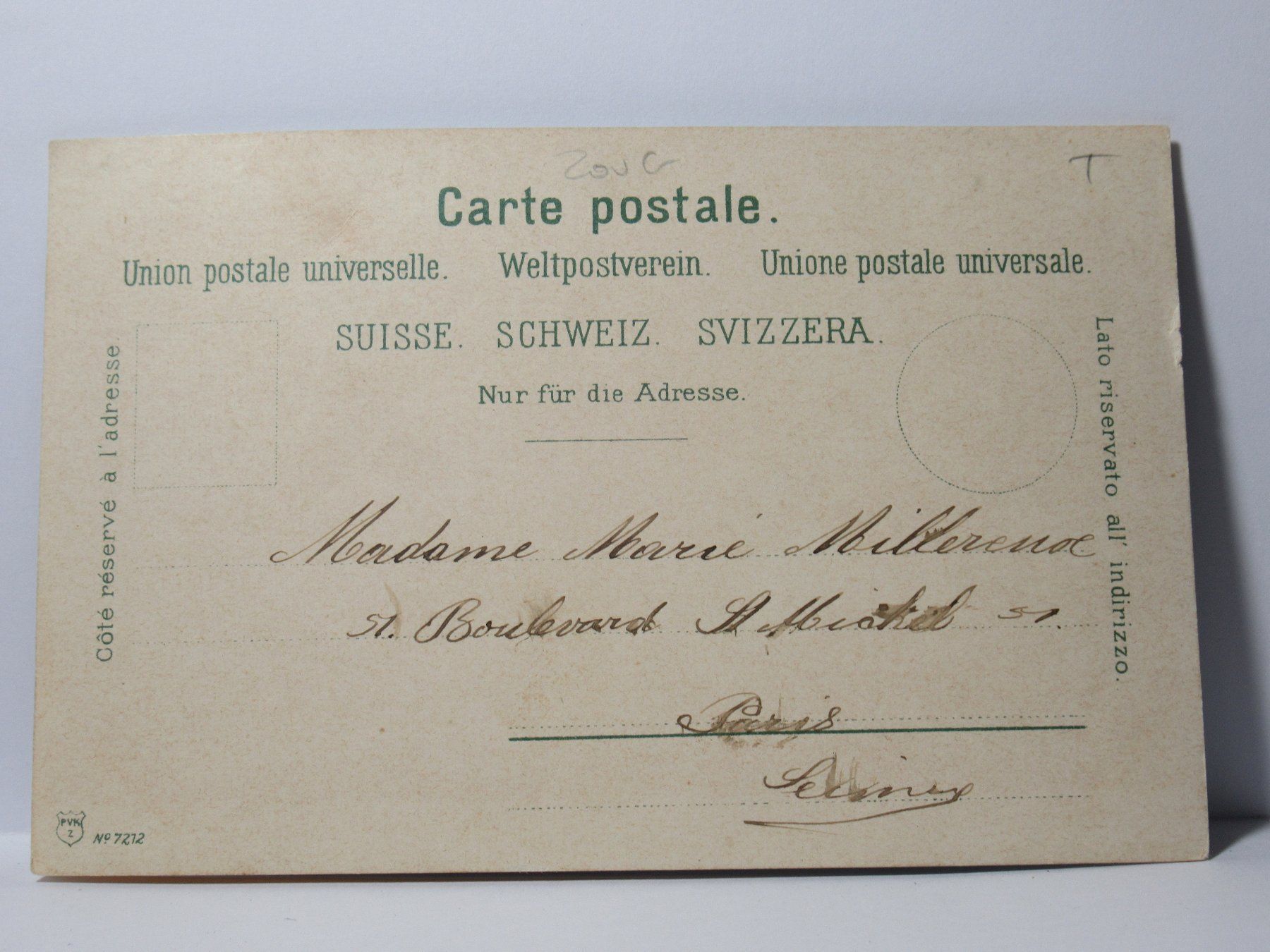 Ansichtskarten: Cham , Fabrik von Nestle – Gebraucht aus Grenchen von Bluemchen1900 1