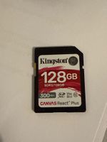 SD Karte Kingston Canvas React Plus 128GB V90 300MB/s