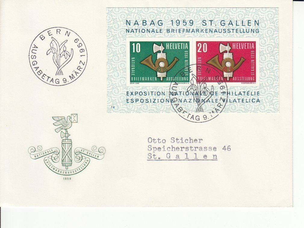 Tutti i francobolli: SBK W38 FDC – Usato da Bürglen TG venduto da StampGraf