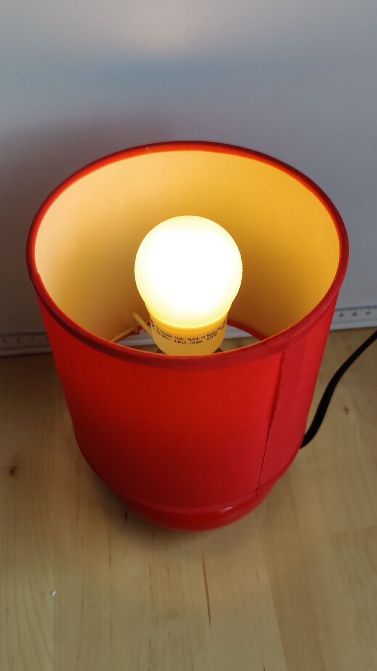Lampade: Tischlampe Seylumiere rot (LP3) – Usato da Neuenhof venduto da tap_mxt6 1