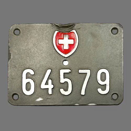 Biciclette: Nummerschild grün – Usato da Uetendorf venduto da Schraedi