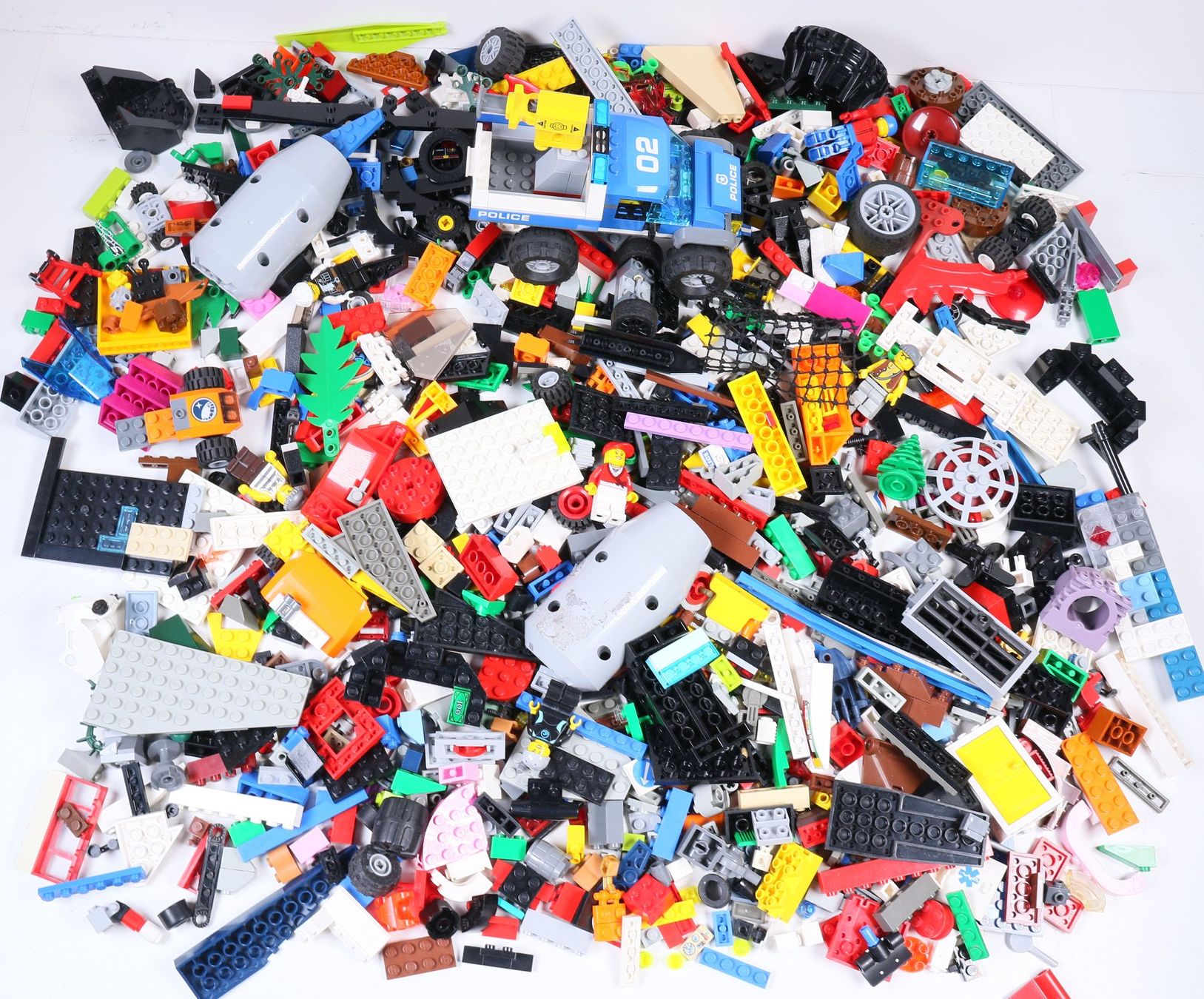Lego Kit di costruzioni: 1.5 kg. Legoteile mit Minifiguren – Usato da Hettlingen venduto da Scholi99
