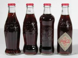 4 Coca-Cola Flaschen Jubiläum 125 JAHRE - 2011 ganze Serie