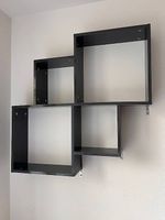 Étagère murale design carrée en bois