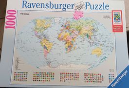 Puzzle Ravensburger Weltkarte 1000 Teile