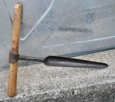 antiker SPUNDLOCHBOHRER L 36cm geschmiedet & punziert