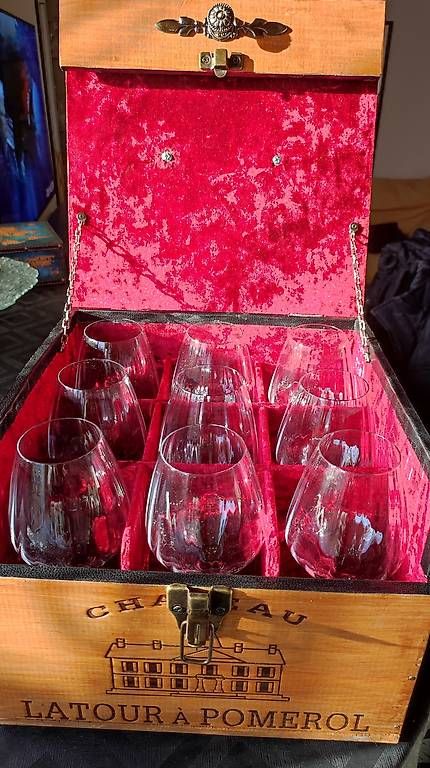 Bicchieri: Verres pour vin rouge et rosé + coffret – Usato da Estavayer-le-Lac venduto da ac5_58bj 2