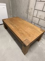 Couchtisch Massivholz Eiche rustikal L135cm B70cm H40cm