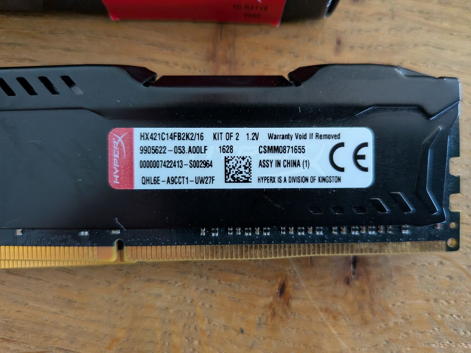 Hyperx Mémoires / RAM: HyperX ddr4 16 gb 2133mhz – D'occasion à Commugny par Jahlive01 2