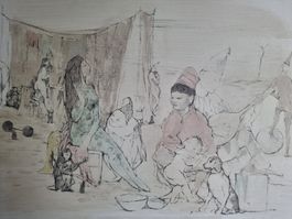 OTTO BACHMANN LITHOGRAPHIE SIGNIERT NUMMERIERT