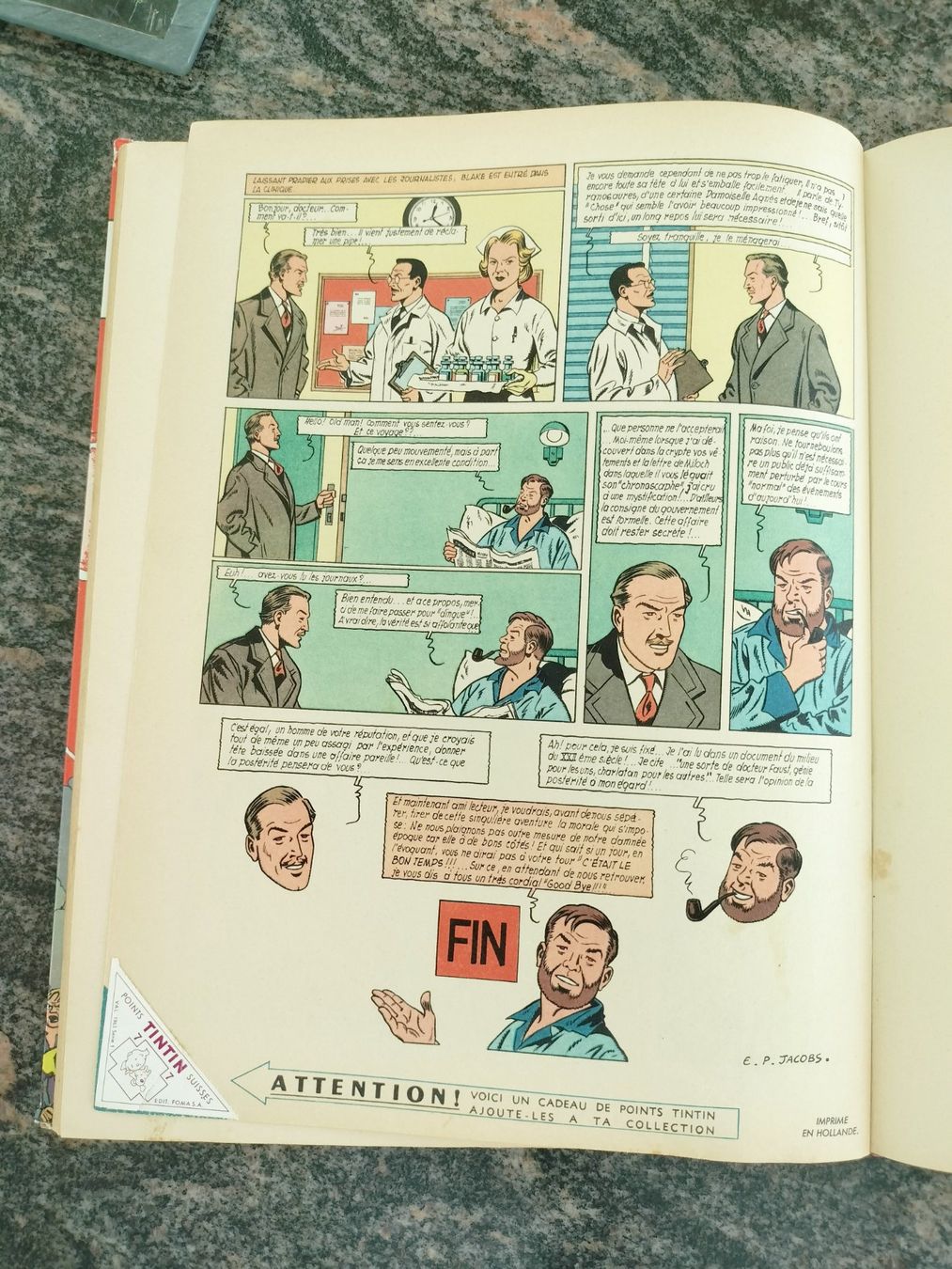 Comics: Le piège diabolique Blake et Mortimer EO 1962 – Gebraucht aus Cortaillod von rozinna 6