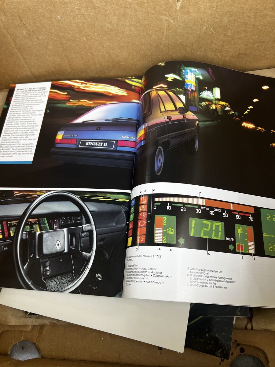 Renault Documenti: Alter Renault 11 Turbo Prospekt Deutsch – Usato da Wettingen venduto da NickInc 7