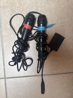 2x Mikrofone mit Kabel und Adapter guter Zustand
