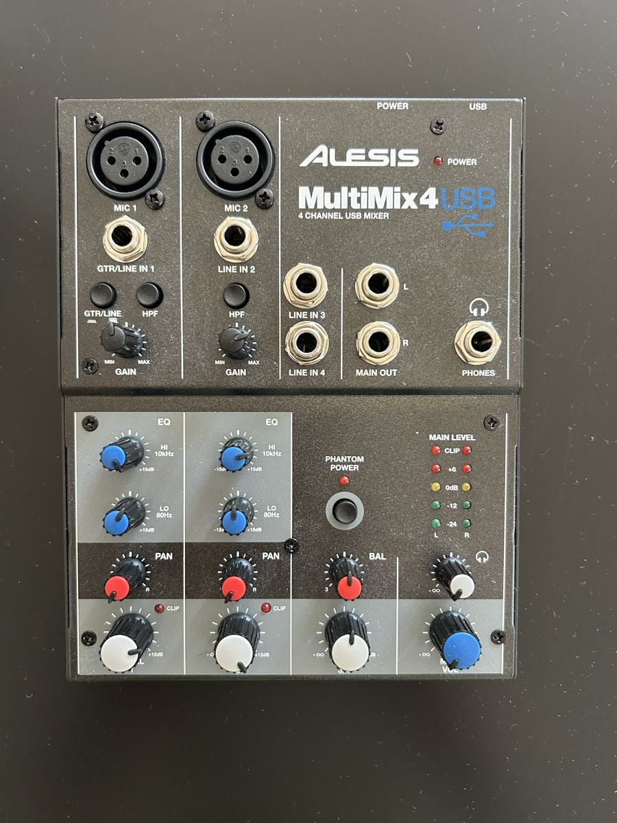 Sistema di controllo: ALESIS MULTIMIX 4 USB FX MIXER/INTERFACE – Usato da Effretikon venduto da sv3nja.r 1