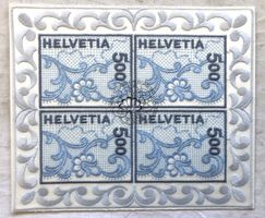 FDC - Stickereiblock - NABA 2000 St.Gallen