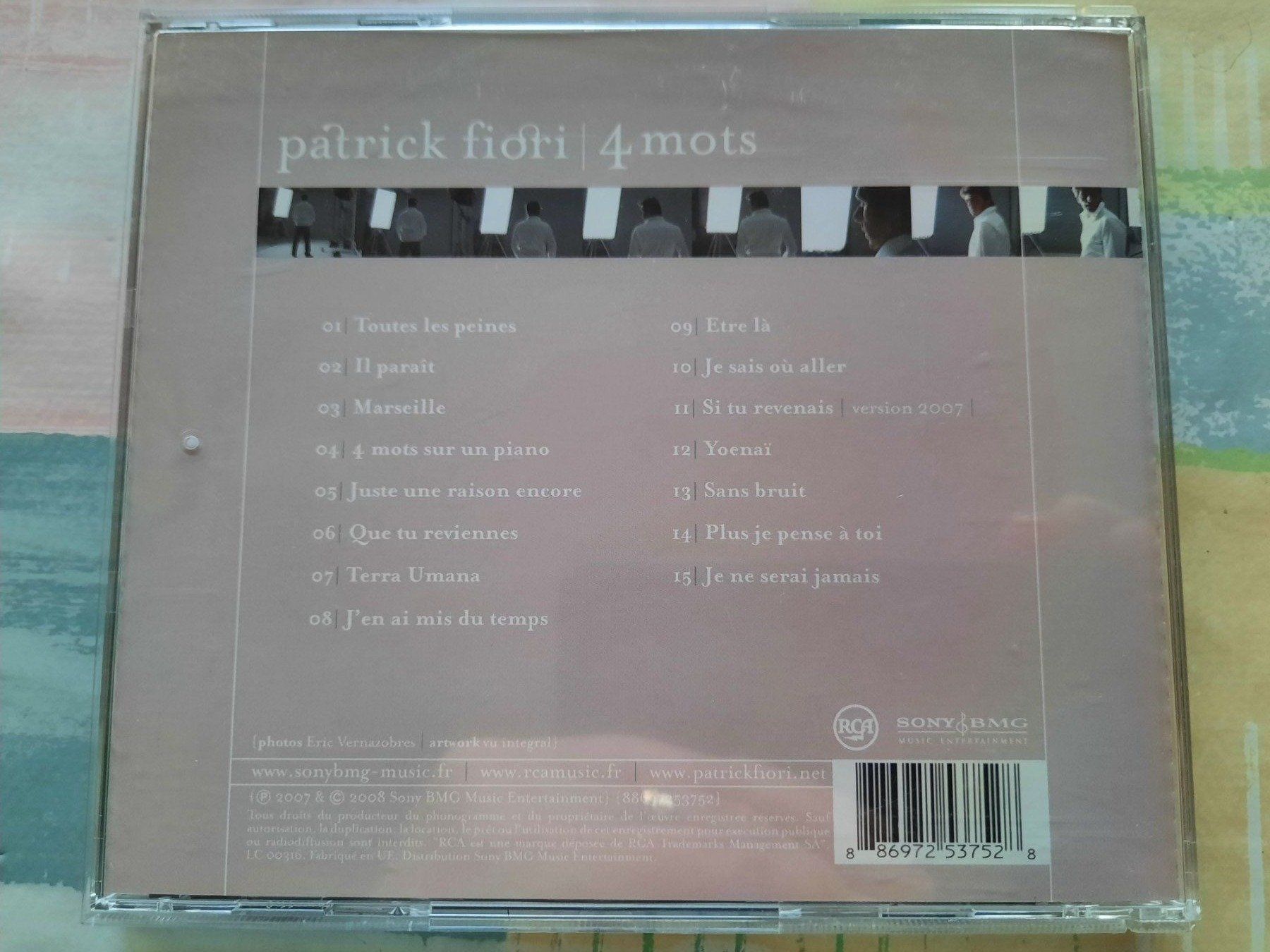 CD: CD Patrick Fiori - 4 mots – Usato da Pully venduto da bro_n52j 1