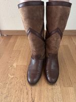 Humanic Highlambs Stiefel braun Leder Lammfell warm