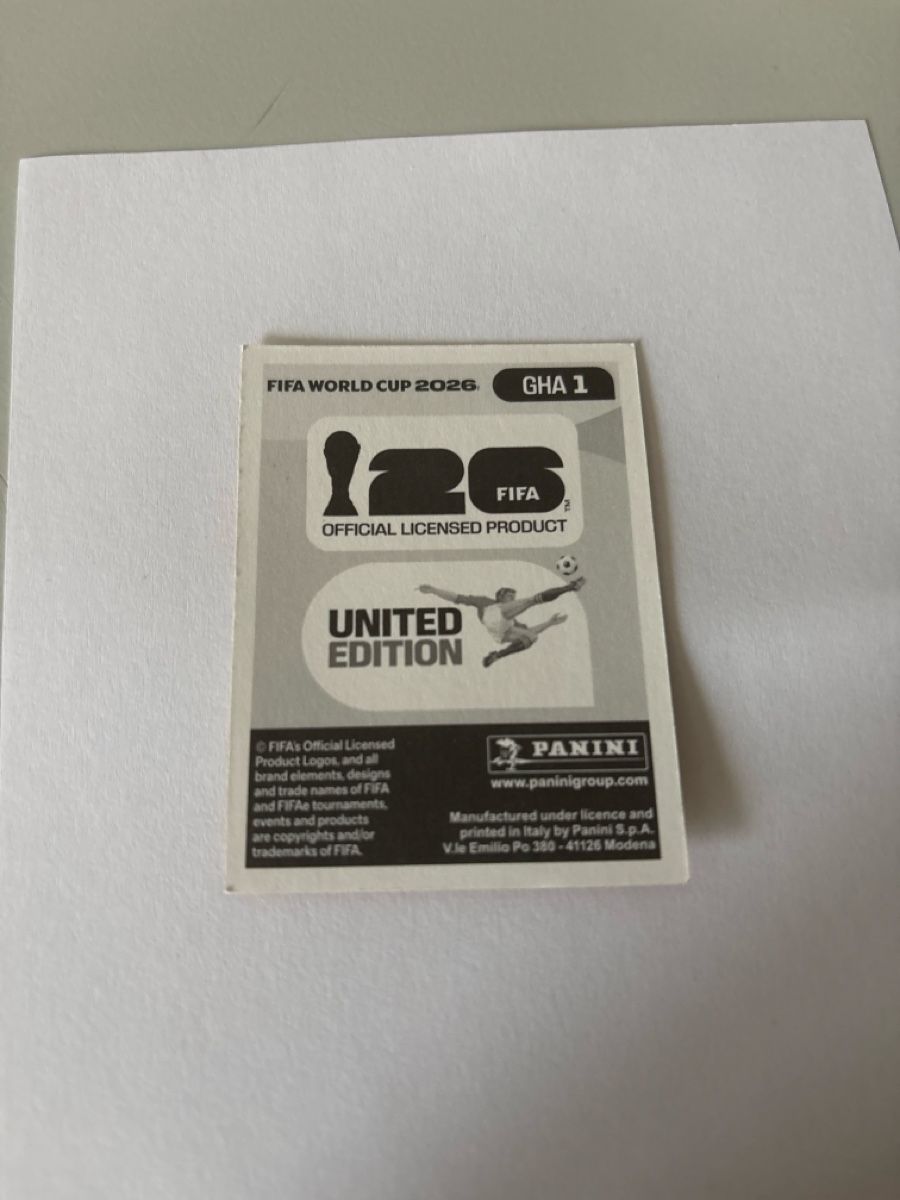 Panini Sammelbilder & Trading cards: Panini Bild GHA1 – Neu (gemäss Beschreibung) aus Rechthalten von Thierry_89 1
