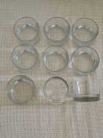9 Dessertschalen, Mini-Glasschalen, wie neu
