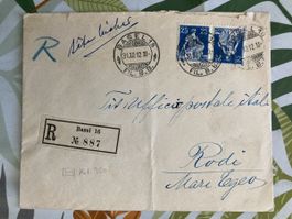 Brief mit Kehrdruck No 1! 31.12.12!Kat 350.-