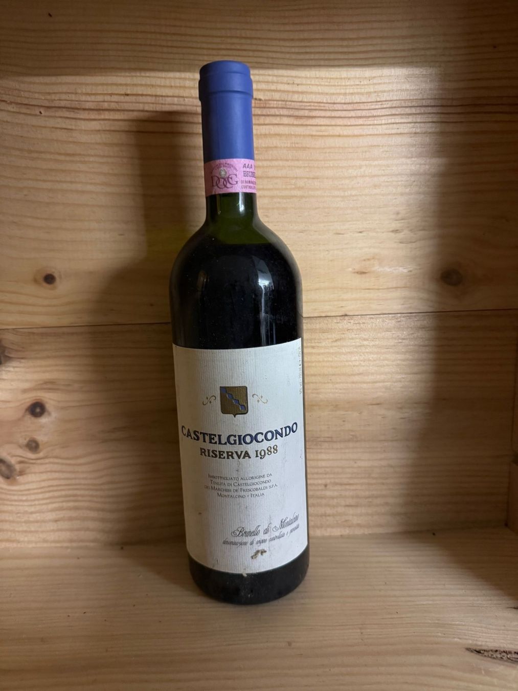 Wein: 1 Fl. Castelgiocondo Riserva 1988 – Gebraucht aus Dietikon von Nesh