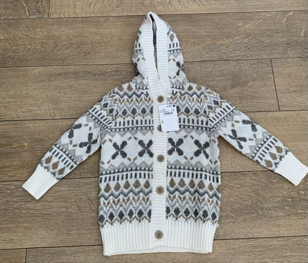 Mayoral hooded knitted cardigan, age 5