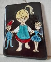 Mid century 50s' 60s' Wanddeko déco murale Mädchen fillette