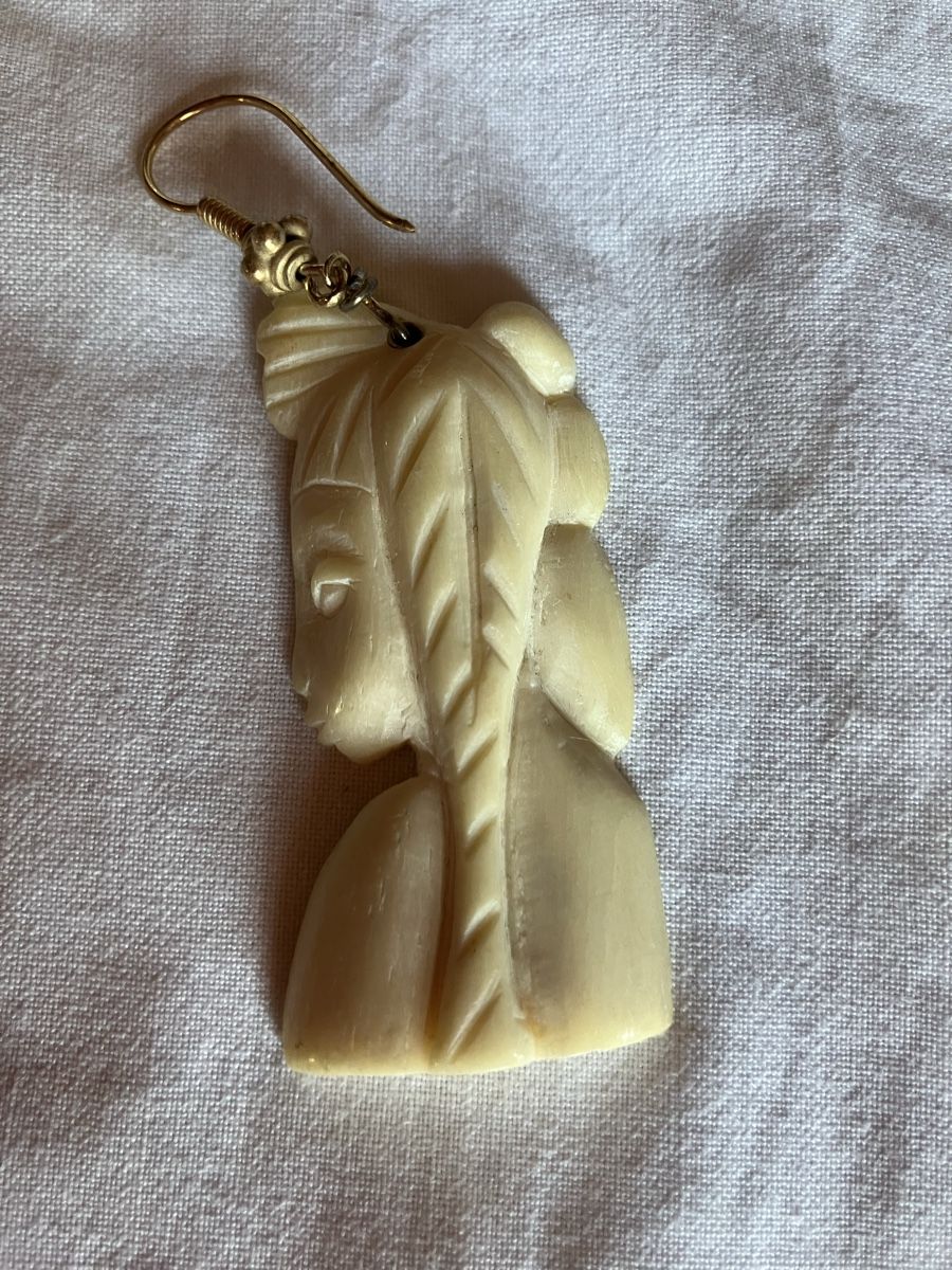 Boucles d'oreille: Vintage Ohrhaenger Knochen – D'occasion à Bassersdorf par groovygremlin 2