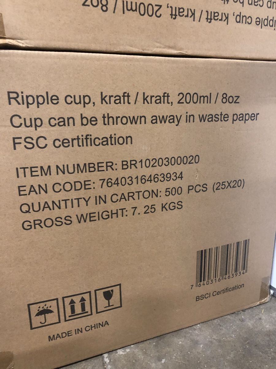 Tassen: Tazza EcoUp, compostabile, riciclabile – Neu und originalverpackt aus Horn von eykiriku 3