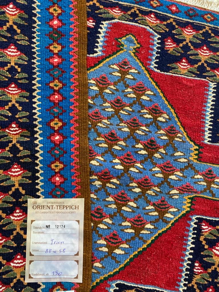 Kelim Tappeti: Wunderschöner Teppich Kelim 88x55.cm – Nuovo (secondo la descrizione) da Sempach venduto da Star7 1