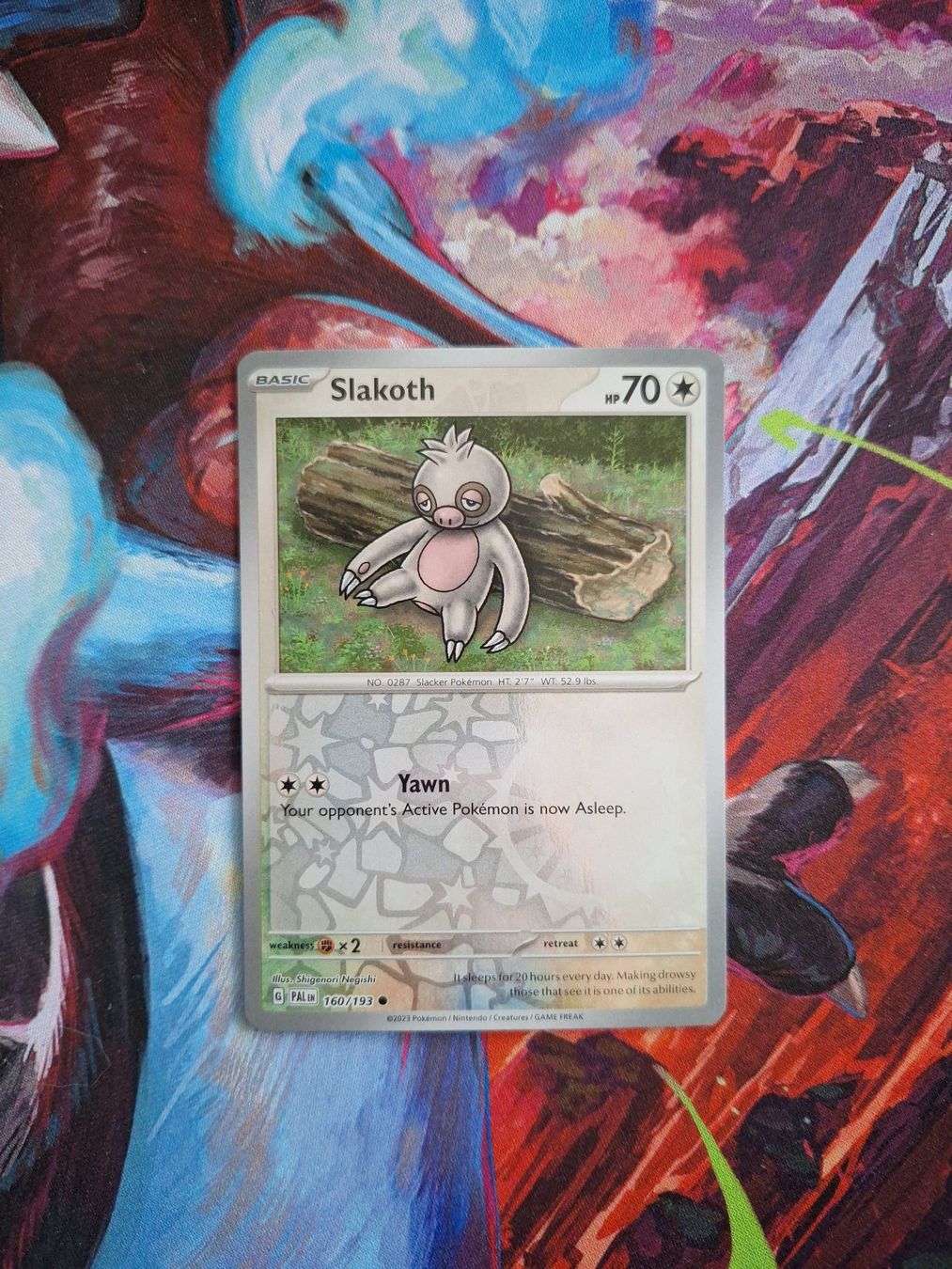 Pokémon Carte collezionabili: Slakoth - Reverse Holo - Pokemon Paldea Evolved – Usato da Altstätten SG venduto da GGsGameshop