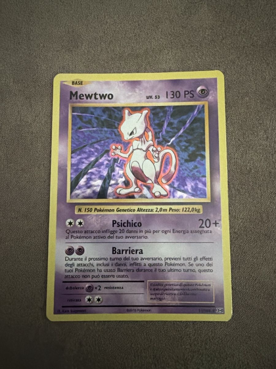 Pokémon Carte collezionabili: Pokemon mewtwo evolution Ita – Usato da Massagno venduto da pokecoach