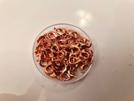 Karabinerverschluss 10 stück 12mm rose gold