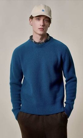 PULLOVER AUS MERINOWOLLE & KASCHMIR MIT RAGLANÄRMELN 