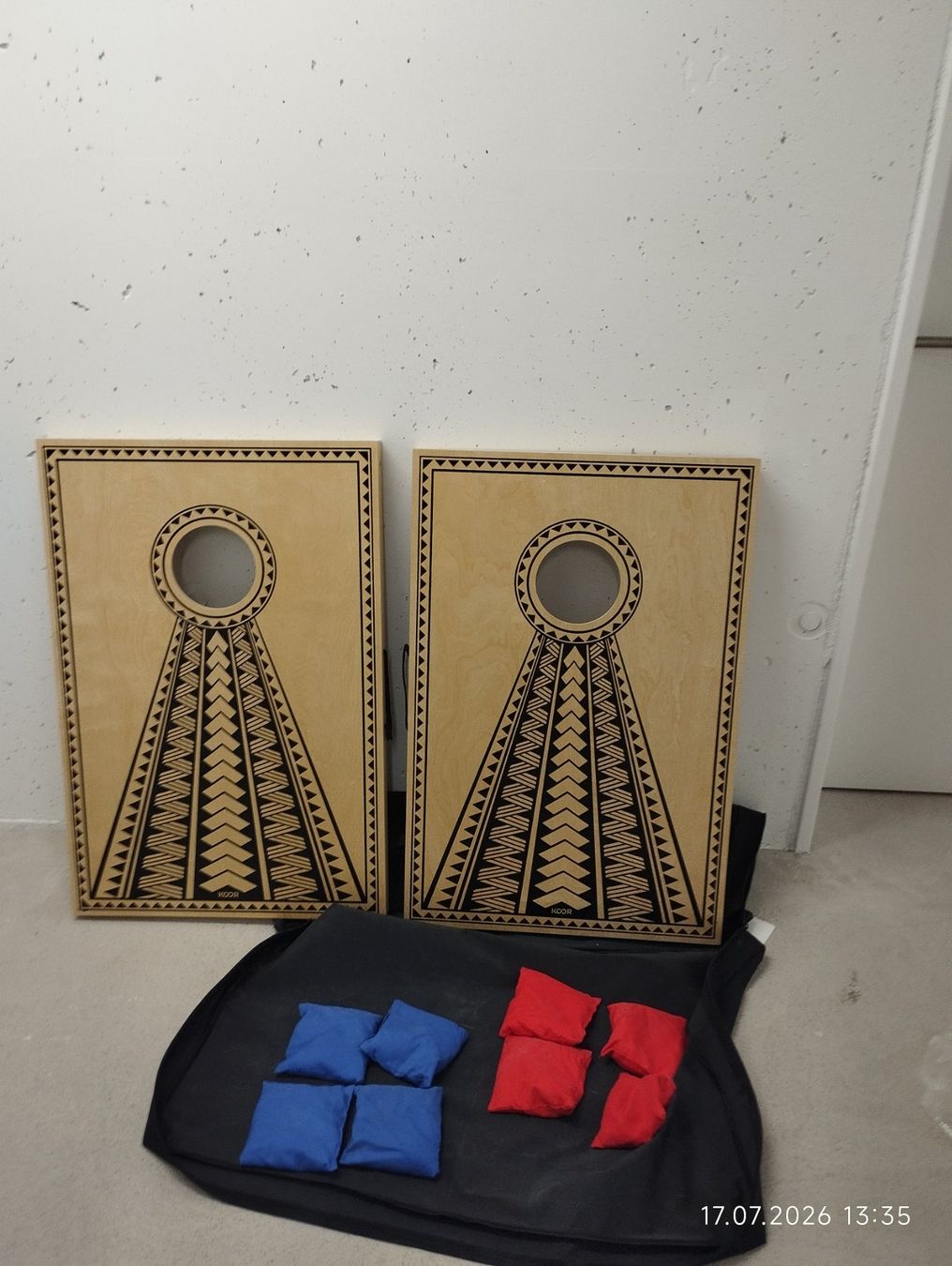 Jeux: KOOR  Cornhole mit 2 Board und Tragtasche – Neuf (Voir description) à Hedingen par Maurice_Green