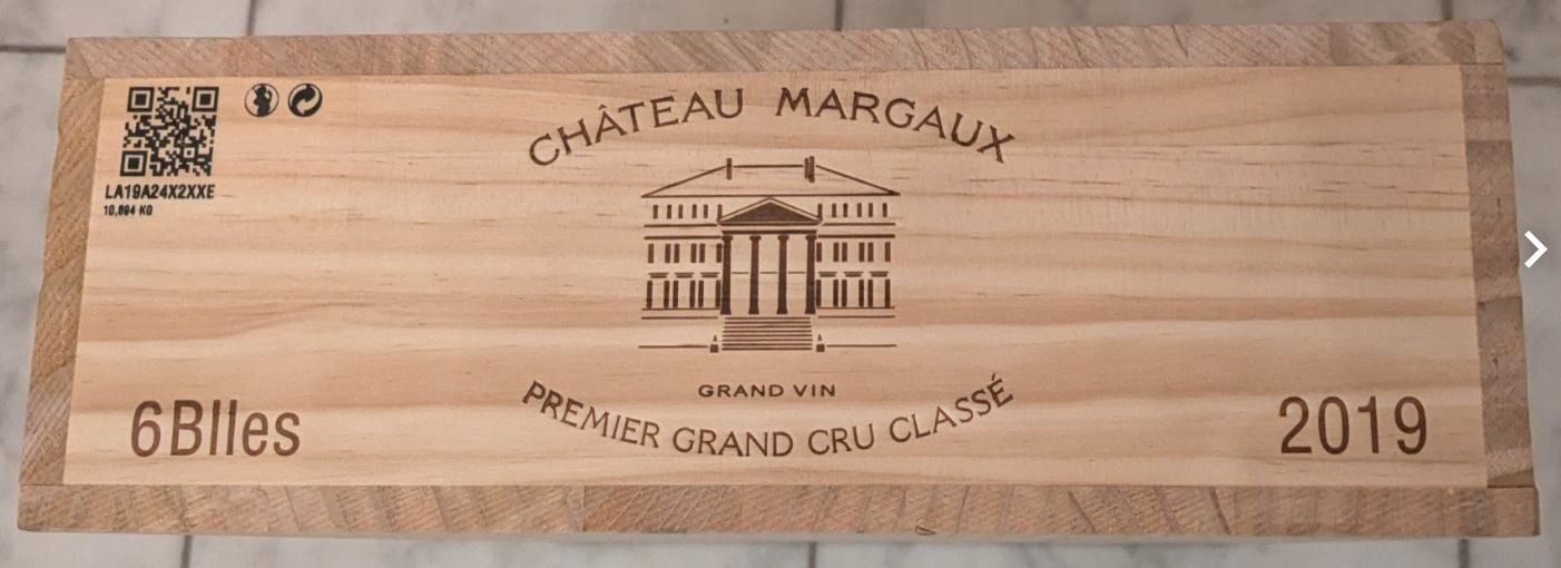 Château Margaux Vino: 6 Fl Château Margaux 2019 in OHK – Nuovo e nell'imballaggio originale da Giffers venduto da agu25 1