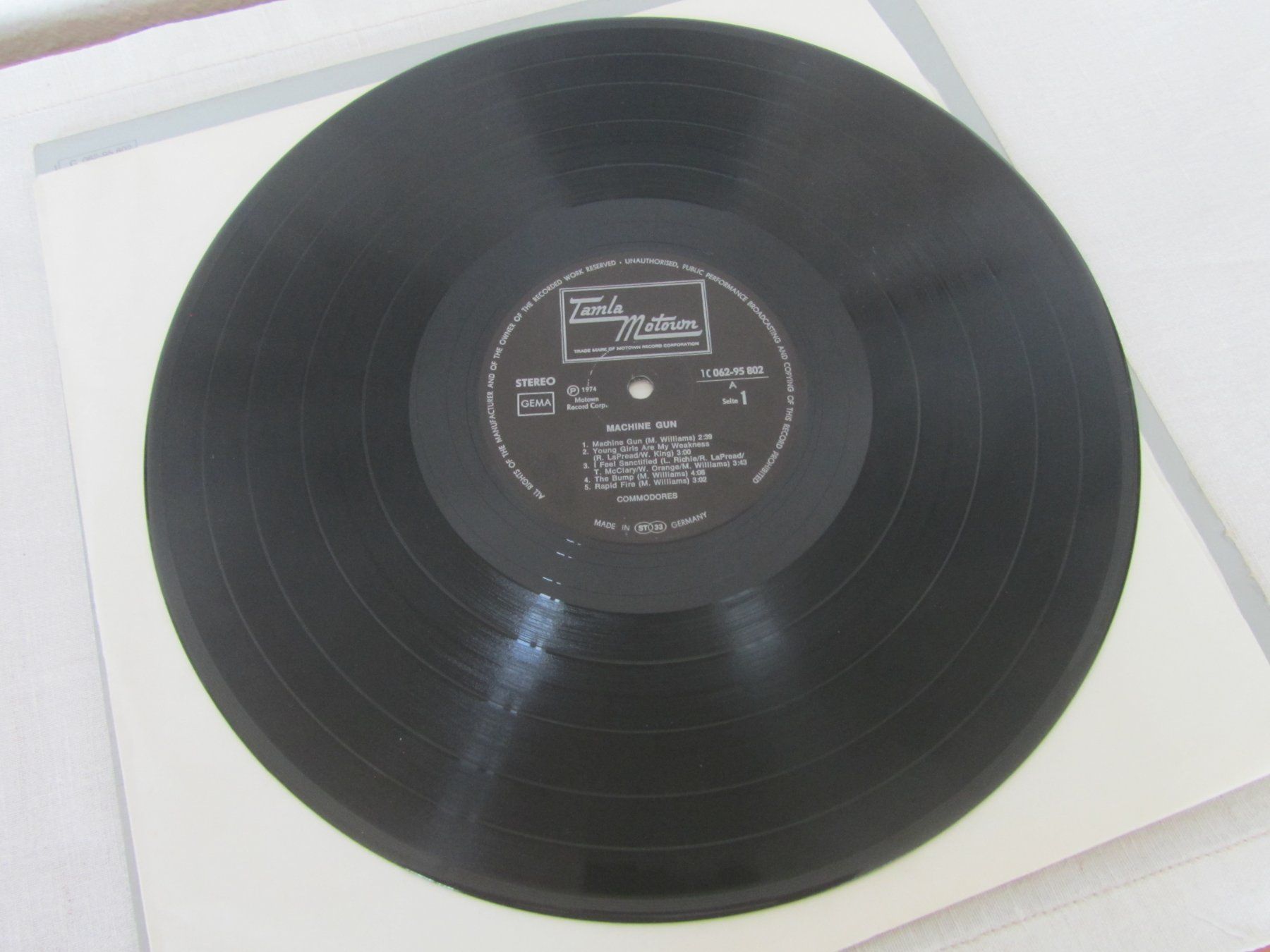 Schallplatten: COMMODORES:    Machine Gun – Gebraucht aus Seengen von mikelele 1