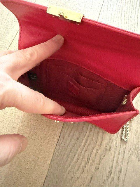 Furla Borse da donna: Furla Tasche Pink Leder mit Kette – Usato da Bern venduto da howi72 3