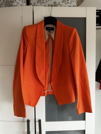 Oranger Blazer, Gr. 36