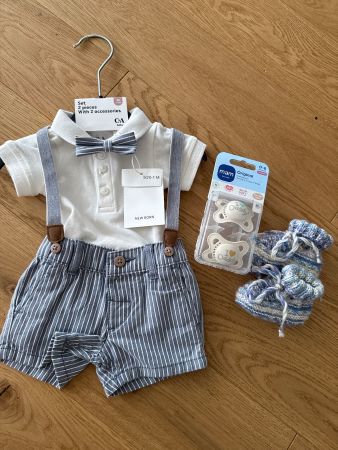 NEU! Jungs Newborn Sommer-Set Gr.50 + Finkli & Nuggis