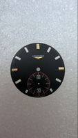 Zifferblatt Longines schwarz mit kleiner Sekunde 30.50 mm 