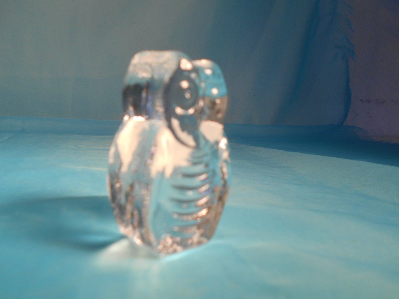Statuette: Eule, Glas, Sarner Kristall, H: 5.5cm – Nuovo (secondo la descrizione) da Bellach venduto da JingleCherry 4