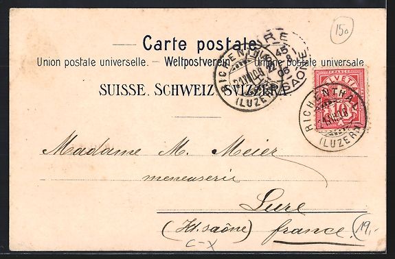 Cartoline postali: Litho Richenthal, Kneippkuranstalt und K – Usato da Berlin venduto da bartko-reher 1