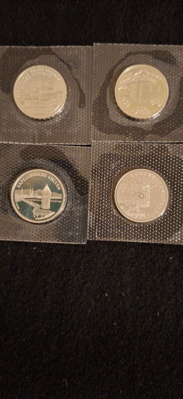 Tutti le monete: Swissmint 20 Franken 4 Münzen – Nuovo (secondo la descrizione) da Wil SG venduto da Paco.2222