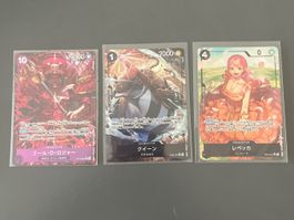 3 Japanische FullArt One piece