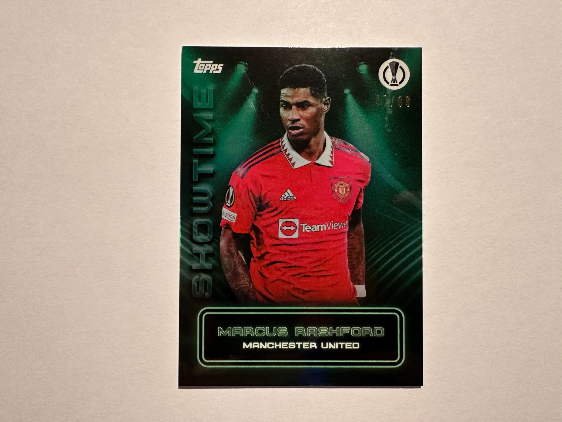 Topps Carte collezionabili: Marcus Rashford 2023 Topps Showtime 47/99 – Usato da Hagendorn venduto da Pokecollectorch 1