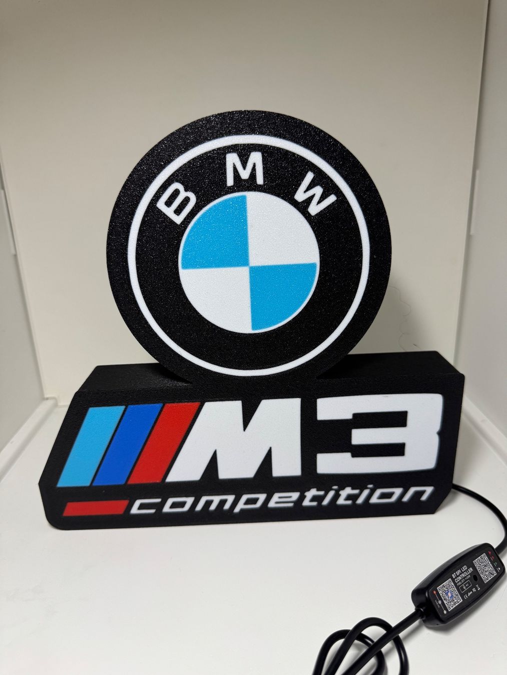 Lampen: Lightbox lumière led BMW M3 Competition – Neu (gemäss Beschreibung) aus Vicques von PAMB3D