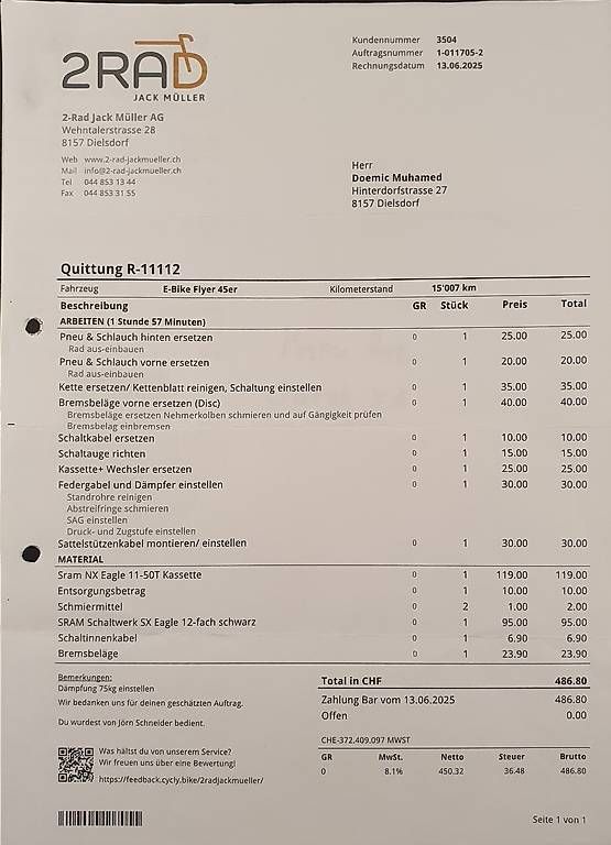 Flyer Biciclette: Ebike Flyer goroc4 voll fully 45Kmh – Usato da Dielsdorf venduto da Muhu 1